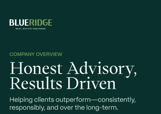 BlueRidge company overview cover